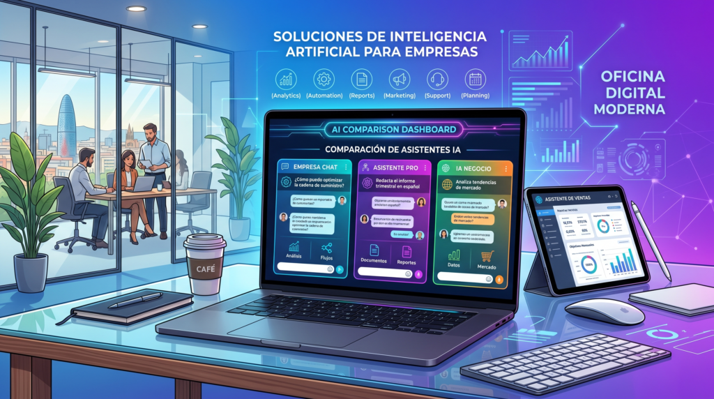 Comparativa de alternativas a ChatGPT para empresas españolas en 2026
